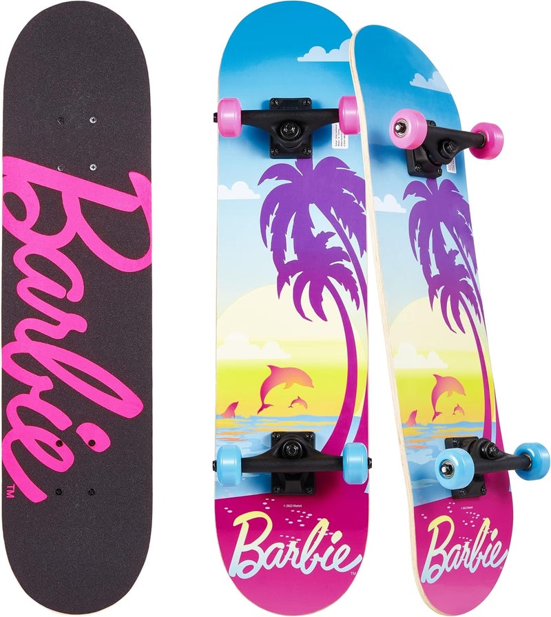 VOYAGER Skateboard with Printed Graphic Grip Tape - Great for Kids and Teens, Cruiser Skateboard with ABEC 5 Bearings, Durable Deck, Smooth Wheels - Image 1